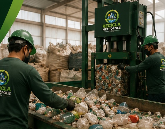 Triagem de recicláveis